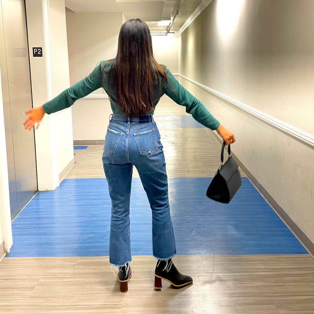 A&F Kick flare ultra high rise jeans! Open to offers